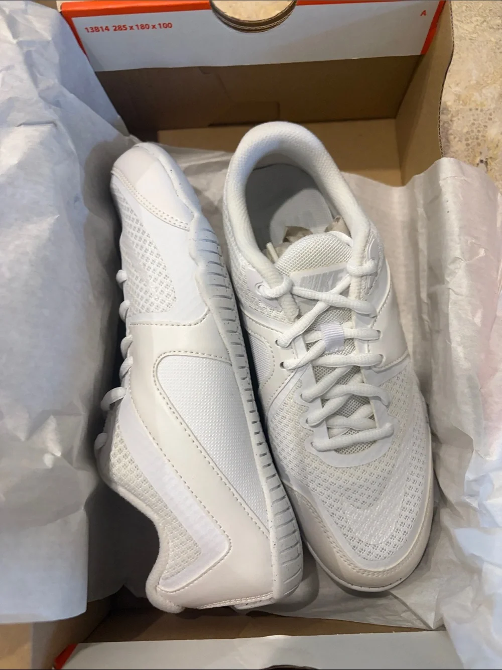 Nike White Cheer Shoes